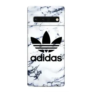 Чохли Адидас для Google Pixel 6 Pro (AlphaPrint) (Адідас на мраморі)