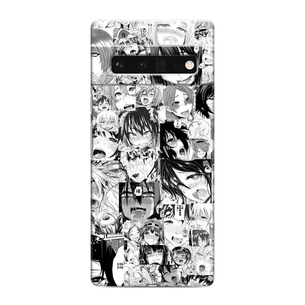 Чехол с принтом «Ahegao manga» для Google Pixel 6 Pro