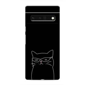 Чохол з принтом «Байдужий кіт» для Google Pixel 6 Pro