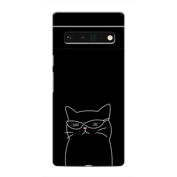 Чохол з принтом «Байдужий кіт» для Google Pixel 6 Pro