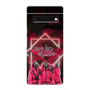Чохол Гра в кальмара для Google Pixel 6 Pro (Охоронці Гра кальмара)