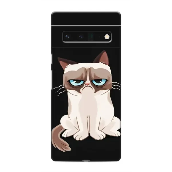 Чехол с принтом «Грустный кот» для Google Pixel 6 Pro Чехол с принтом «Грустный кот» для Google Pixel 6 Pro