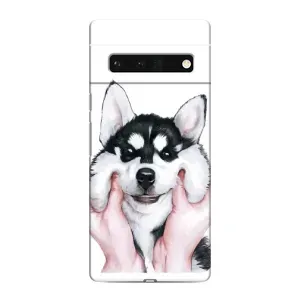 Чехол с Хаски для Google Pixel 6 Pro - (AlphaPrint)