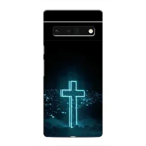 Християнські Чохли для Google Pixel 6 Pro (AlphaPrint) (Хрест і місто)