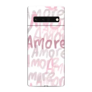 Чехол с принтом «Аморе любовь» для Google Pixel 6 Pro