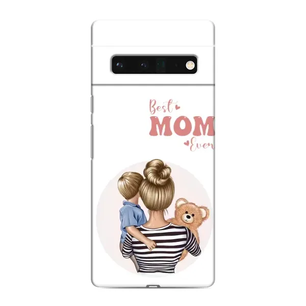 Чехол с принтом «Мама и сын» для Google Pixel 6 Pro