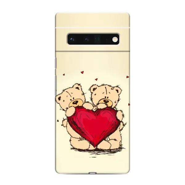 Чохол з принтом «Медвежата» для Google Pixel 6 Pro