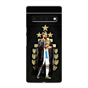 Чохли для Google Pixel 6 Pro (Leo чемпіон) (AlphaPrint) (Мессі Король)