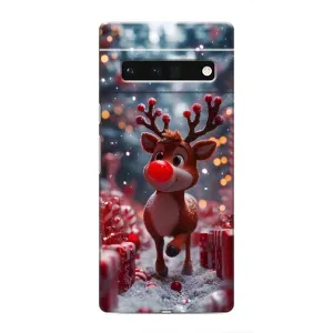 Чехол с принтом «Олень среди подарков» для Google Pixel 6 Pro