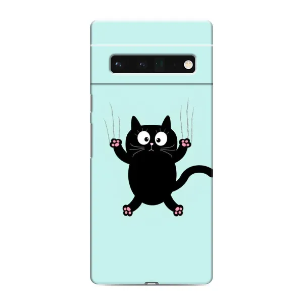 Чехол с принтом «Падающий кот» для Google Pixel 6 Pro Чехол с принтом «Падающий кот» для Google Pixel 6 Pro