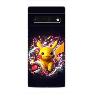 Чохол з принтом «Пікачу з м'ячем» для Google Pixel 6 Pro