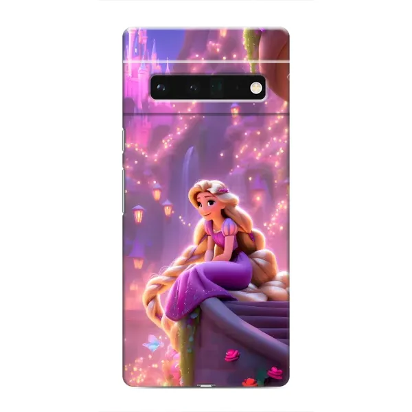 Чохол з принтом «Рапунцель у замку» для Google Pixel 6 Pro
