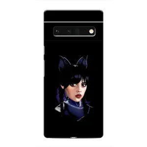 Чохли Венсдей на Google Pixel 6 Pro Уенсдей (AlphaPrint) (серйозна Венздей)