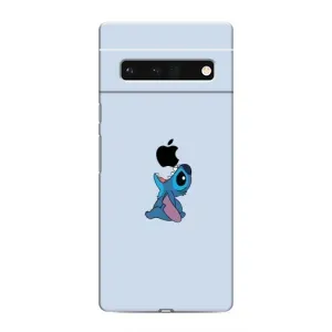 Чохол з принтом Стіч на Google Pixel 6 Pro (Stitch apple)