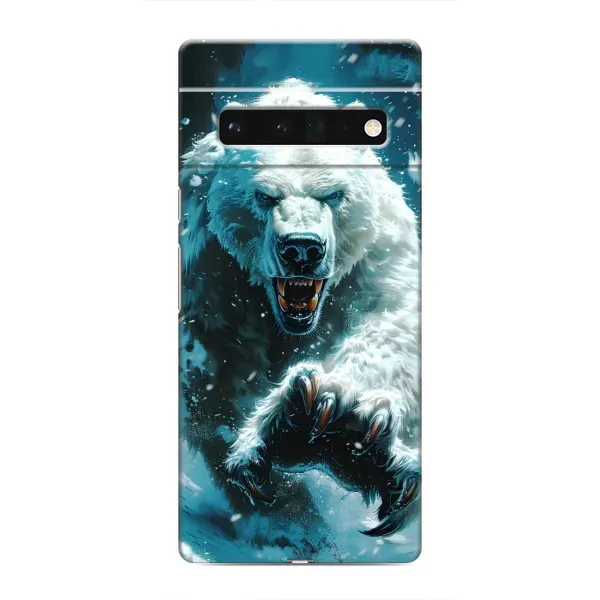 Чехол с принтом «Полярный медведь» для Google Pixel 6 Pro