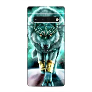 Защитные чехлы для Гугл Пиксель 6 Про (AlphaPrint) (ХИТ продаж) ВОЛК