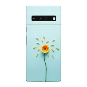 Чохли з квітами для Google Pixel 6 Pro (VPrint) (Жовта квітка)