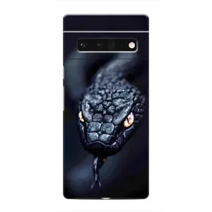 Чехол с принтом «Черная змея» для Google Pixel 6 Pro