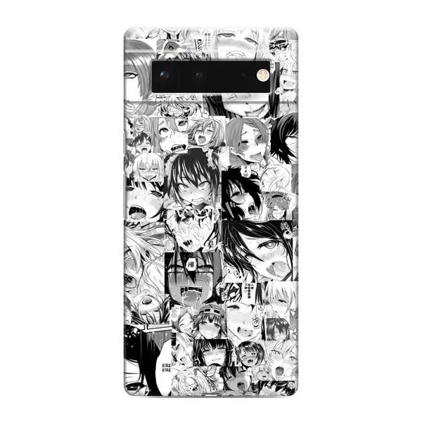 Чехол с принтом «Ahegao manga» для Google Pixel 6