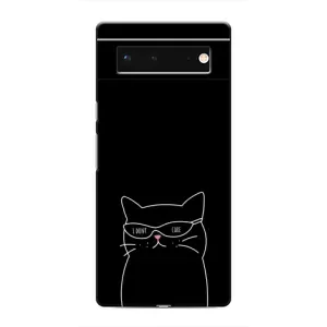 Чохол з принтом «Байдужий кіт» для Google Pixel 6
