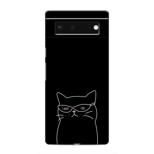 Чохол з принтом «Байдужий кіт» для Google Pixel 6 Чохол з принтом «Байдужий кіт» для Google Pixel 6