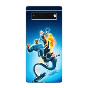 Чехол с принтом «Герои Фантастическая Четверка» для Google Pixel 6