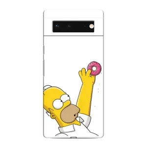 Чохол з принтом «Гомер з пончиком» для Google Pixel 6