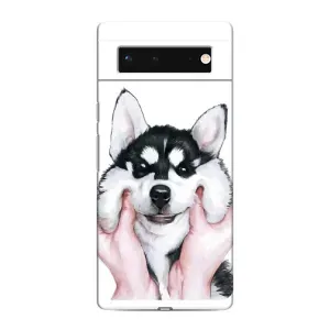Чехол с Хаски для Google Pixel 6 - (AlphaPrint)