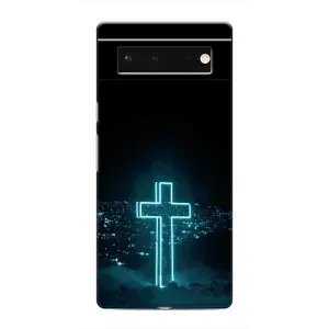 Християнські Чохли для Google Pixel 6 (AlphaPrint) (Хрест і місто)