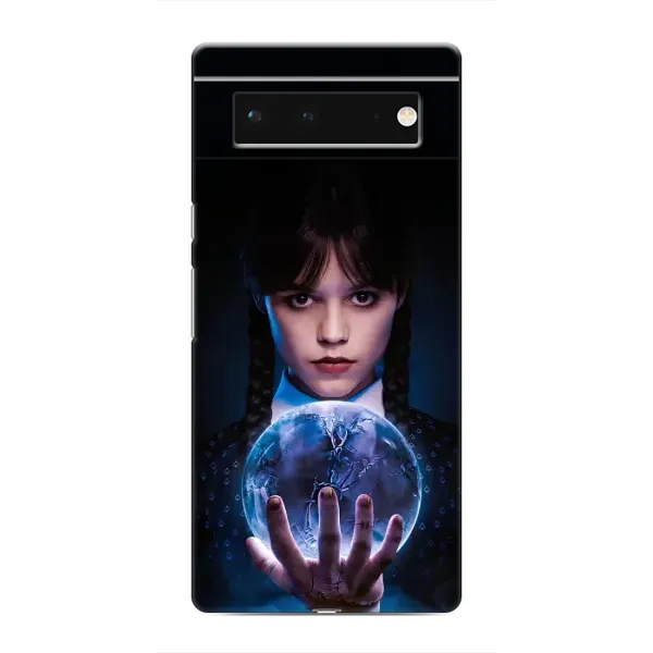 Чехол с принтом «Магическая сфера Уэнздей» для Google Pixel 6 Чехол с принтом «Магическая сфера Уэнздей» для Google Pixel 6