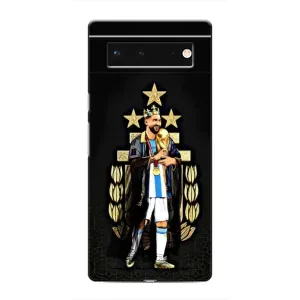 Чохли для Google Pixel 6 (Leo чемпіон) (AlphaPrint) (Мессі Король)
