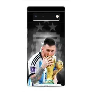Чохли для Google Pixel 6 (Leo чемпіон) (AlphaPrint) (Мессі Чемпіон)