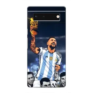 Чохли для Google Pixel 6 (Leo чемпіон) (AlphaPrint) (Мессі з кубком)