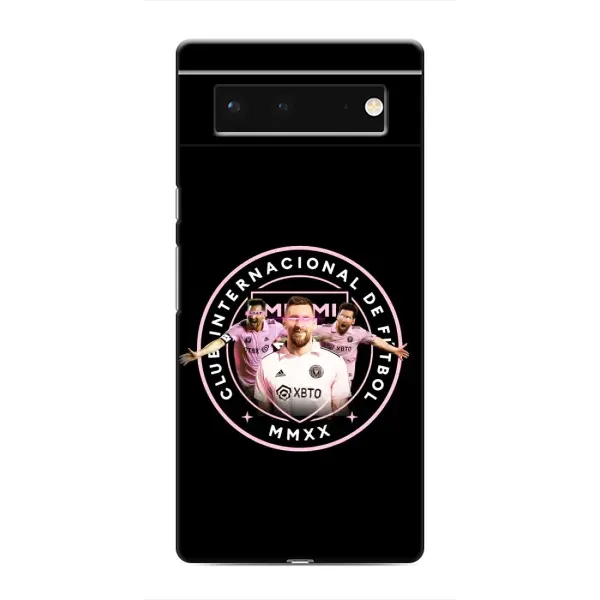 Чехол с принтом «Месси в лого» для Google Pixel 6 Чехол с принтом «Месси в лого» для Google Pixel 6
