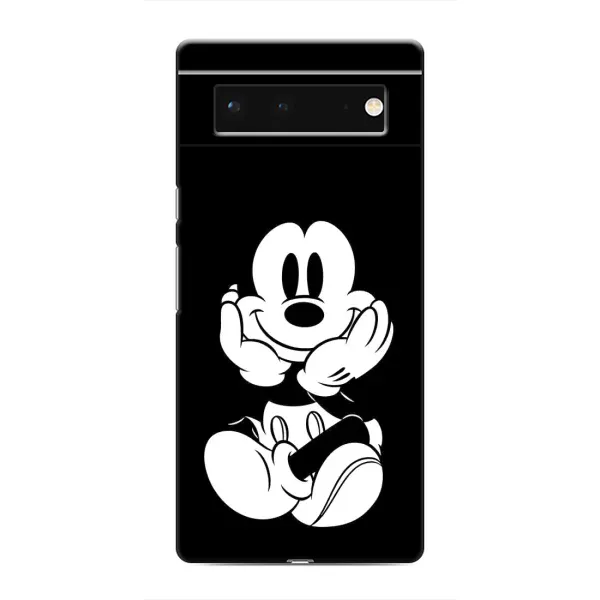 Чехол с принтом «Микки на черном» для Google Pixel 6 Чехол с принтом «Микки на черном» для Google Pixel 6