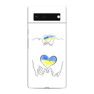 Чехол с принтом «Мир Украине» для Google Pixel 6