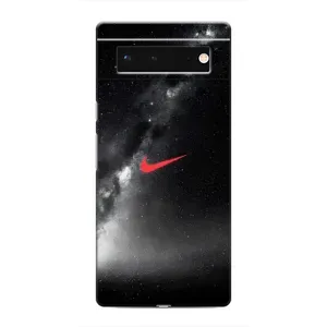 Чехол для Google Pixel 6 - с принтом Найк (AlphaPrint) (Найк красный)