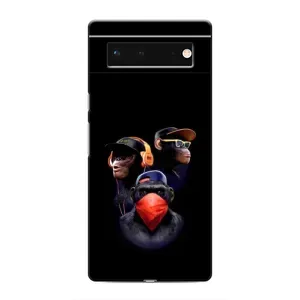 Чехол с принтом «Три обезьяны» для Google Pixel 6