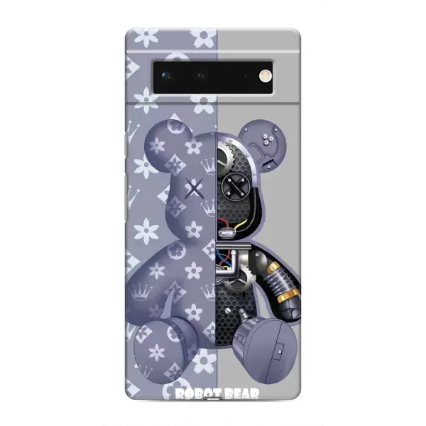 Чехол с принтом «Робот Мишка» для Google Pixel 6