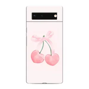 Чехол с принтом «Розовые вишни» для Google Pixel 6