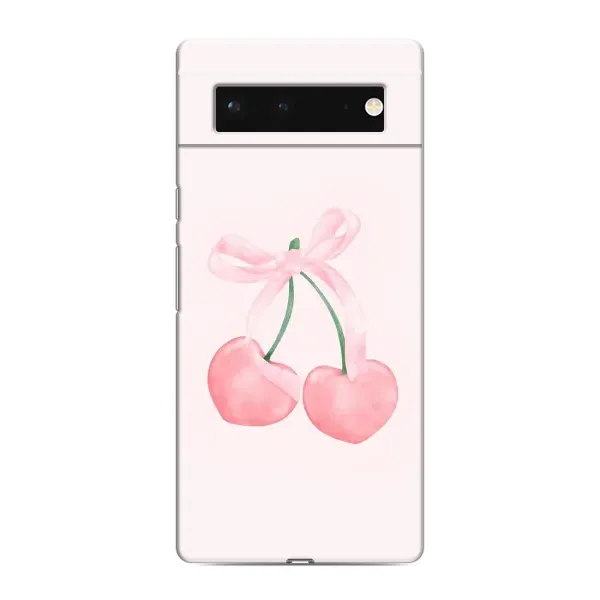 Чехол с принтом «Розовые вишни» для Google Pixel 6 Чехол с принтом «Розовые вишни» для Google Pixel 6