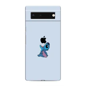 Чохол з принтом Стіч на Google Pixel 6 (Stitch apple)