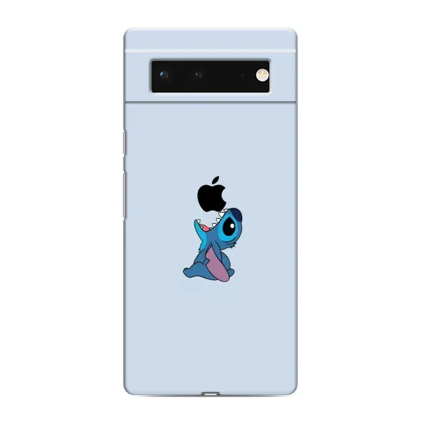 Чехол с принтом «Stitch apple» для Google Pixel 6