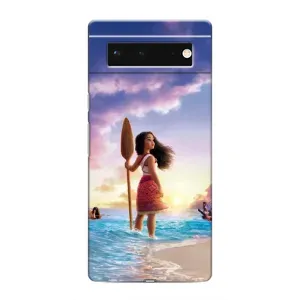 Чехол с принтом «Моана с веслом» для Google Pixel 6