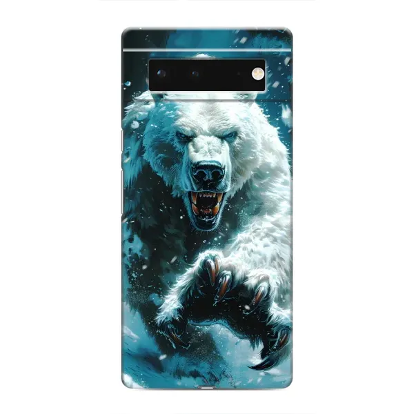 Чехол с принтом «Полярный медведь» для Google Pixel 6