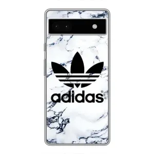 Чохли Адидас для Google Pixel 6a (AlphaPrint) (Адідас на мраморі)