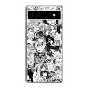 Чехол с принтом «Ahegao manga» для Google Pixel 6a