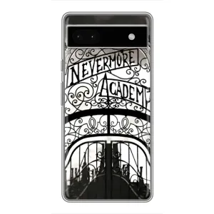 Чохол з дизайном Венздей 2 на Google Pixel 6a (Ворота Академії Невермор)