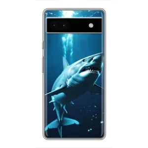 Чохол з принтом «Акула під водою» для Google Pixel 6a