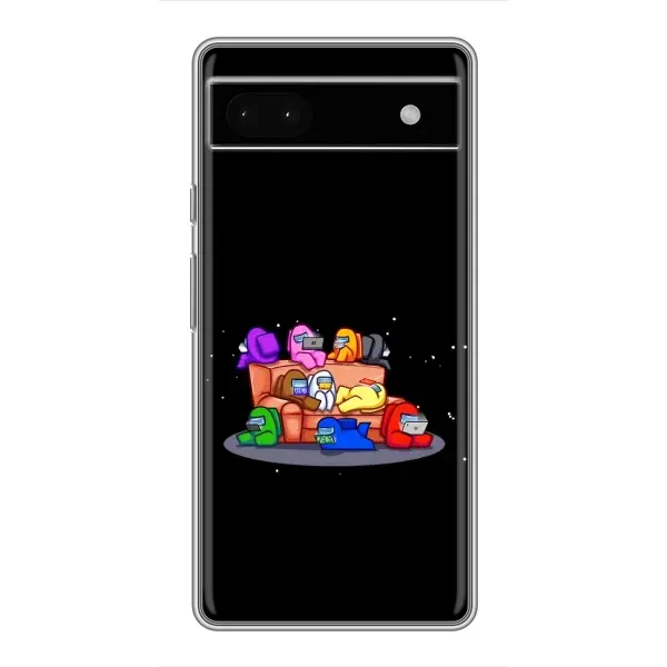 Чехол с принтом «Амонг-ас» для Google Pixel 6a